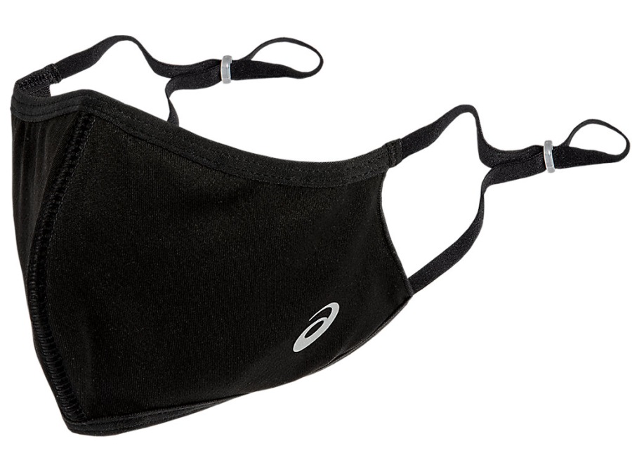 Asics Asics Sports Face Cover Performance Black Brilliant White
