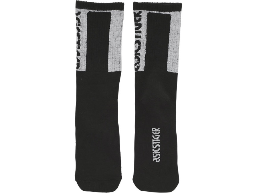 Asics Big Logo Crew Socks Performance Black