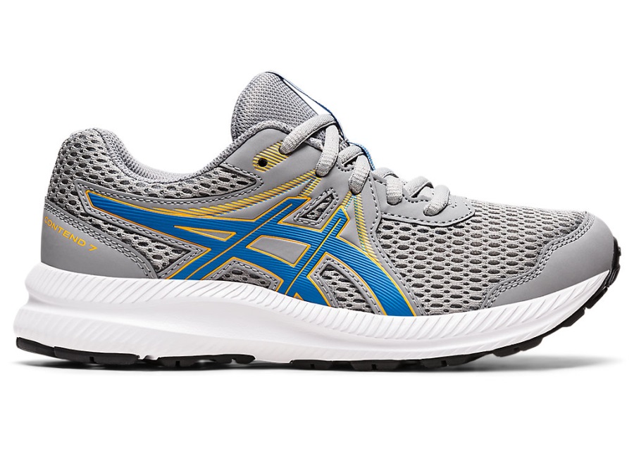 Asics Contend 7 Grade School Sheet Rock Electric Blue