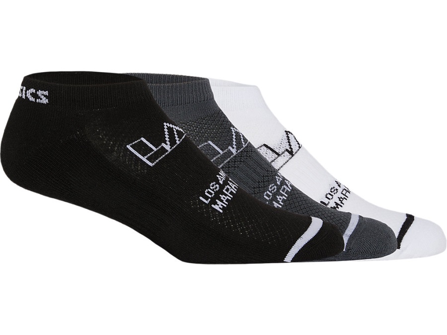 Asics Cushion Low 3-Pack Lam Asics Black White Grey