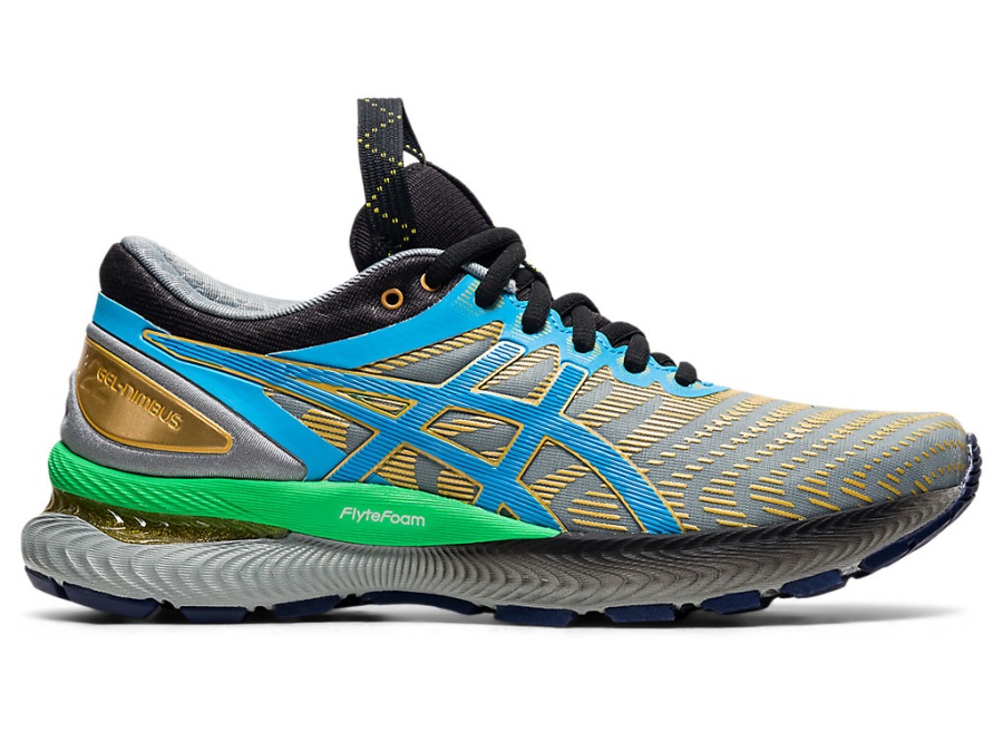 Asics Fn1-S Gel-Nimbus 22 Stone Grey Pure Gold