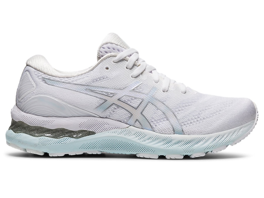 Asics Gel-Nimbus 23 White Pure Silver