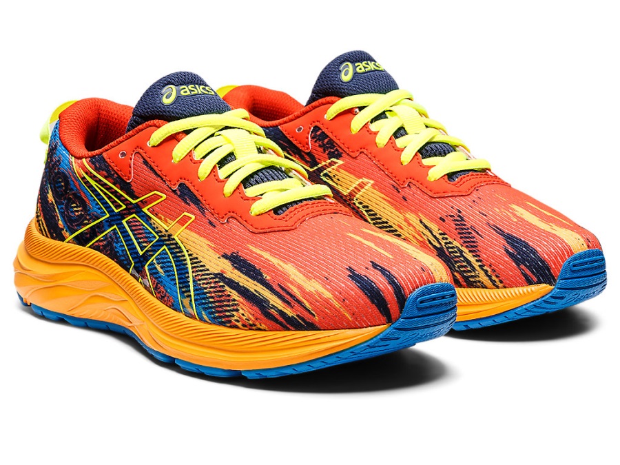 Asics Gel-Noosa Tri 13 Grade School Cherry Tomato Safety Yellow
