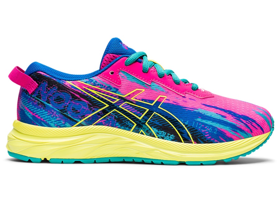 Asics Gel-Noosa Tri 13 Grade School Pink Glo Sour Yuzu