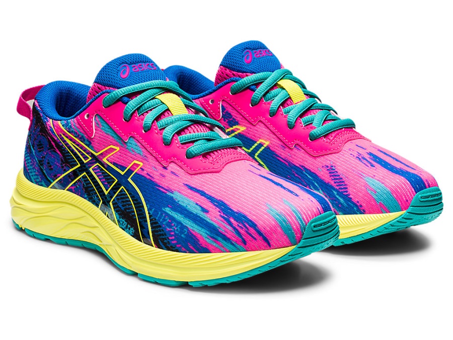 Asics Gel-Noosa Tri 13 Grade School Pink Glo Sour Yuzu