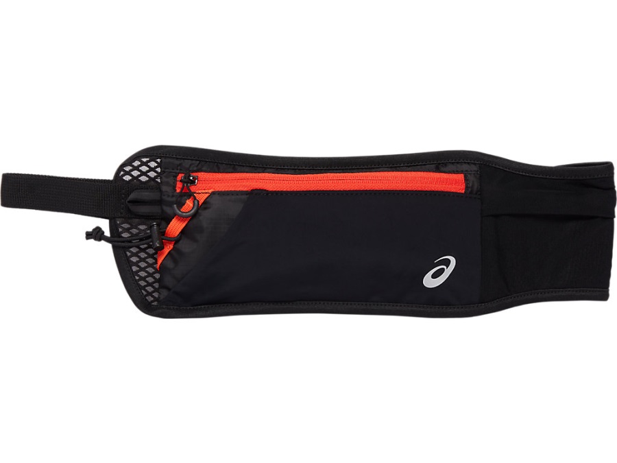Asics Large Waist Pouch Performance Black Cherry Tomato