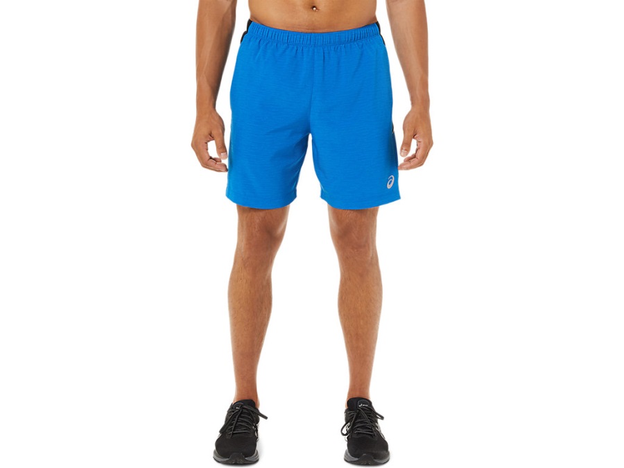 Asics Men's 7In Pr Lyte Short Electric Blue Spacedye Electric Blue