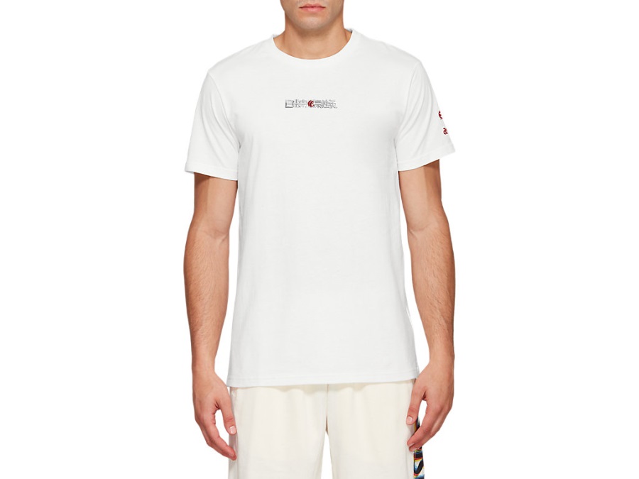 Asics Men's Country Pack Short Sleeve Tee Jp Western Real White