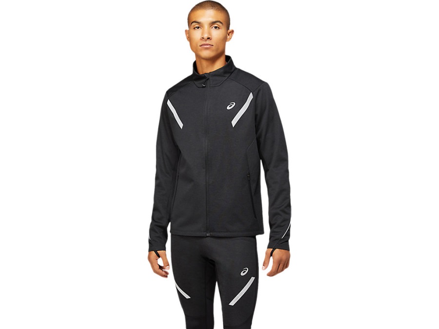 Asics Men's Lite-Show Winter Jacket Performance Black