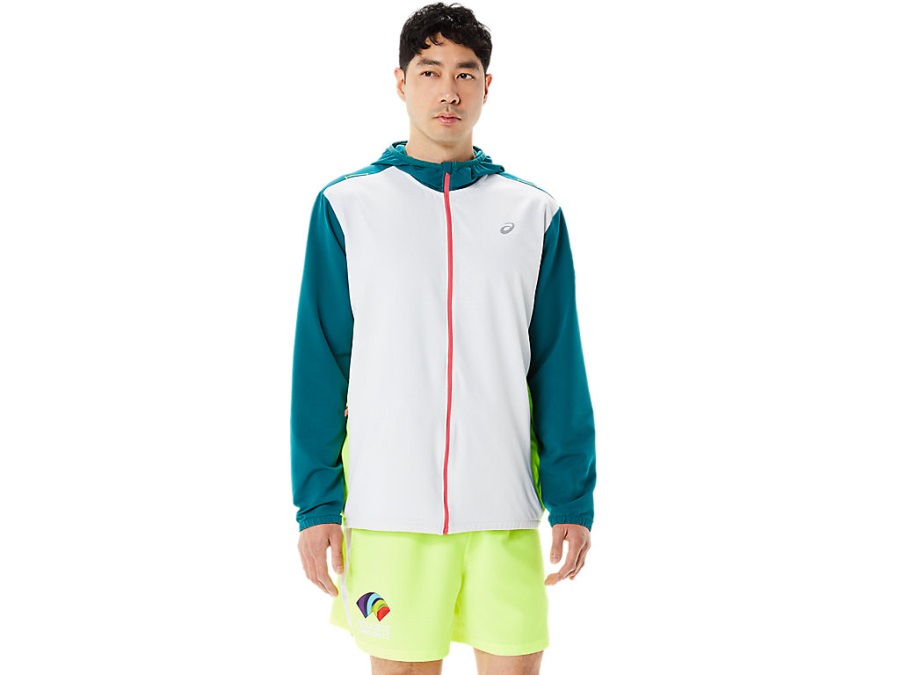 Asics Men's Ready-Set Jacket Color Block Wch Multi