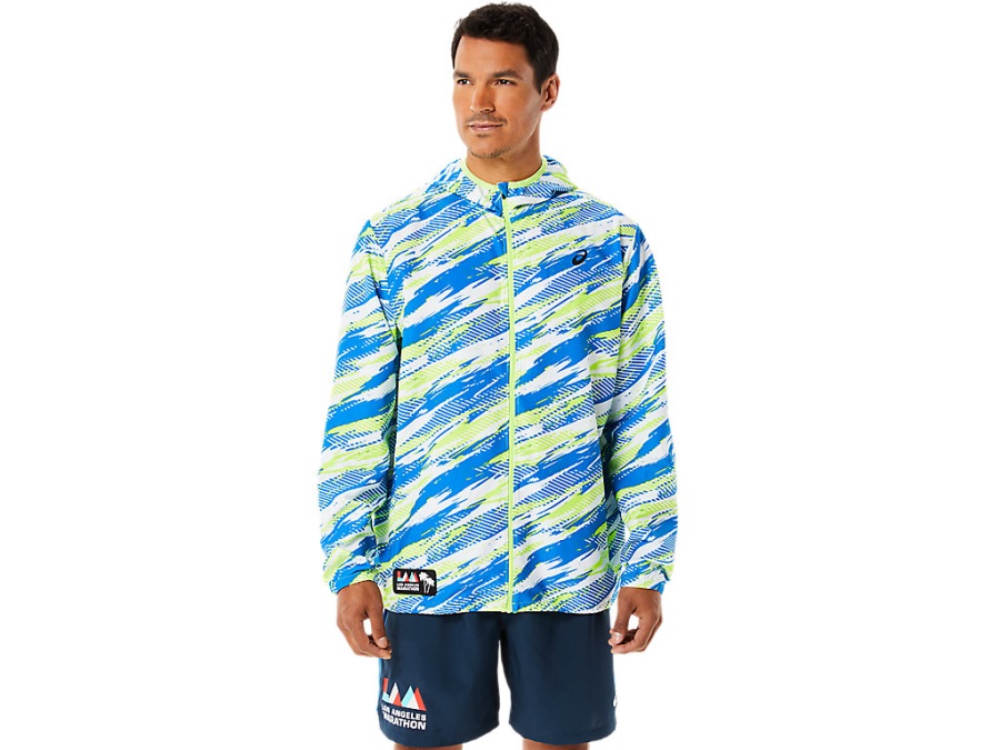 Asics Men's Ready-Set Jacket Lam Hazard Green