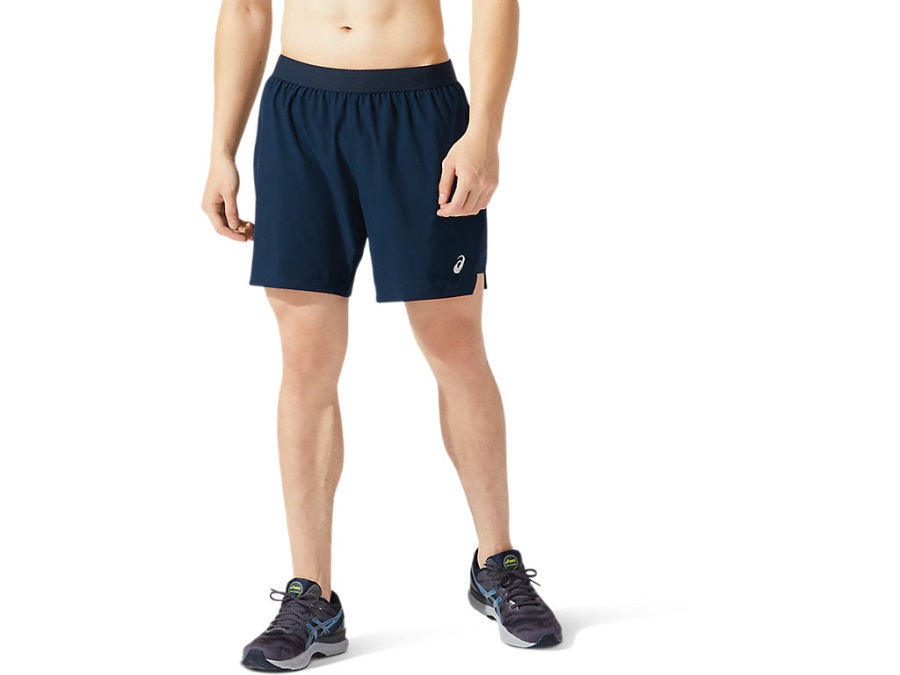 Asics Men's Road 2-N-1 7In Short French Blue