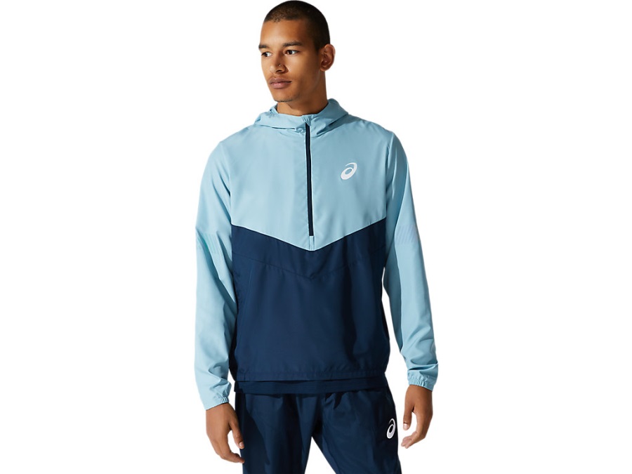 Asics Men's Visibility Jacket Smoke Blue French Blue