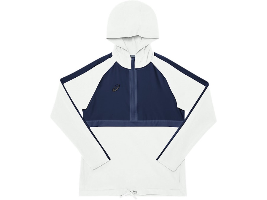 Asics Stretch Woven Track Top Navy White