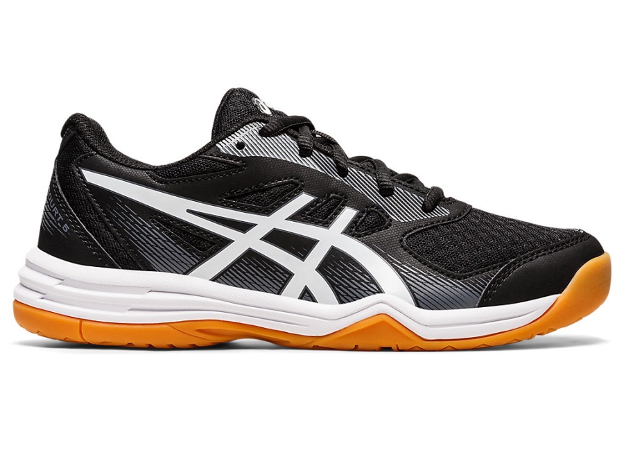 Asics Upcourt 5 Grade School Black White