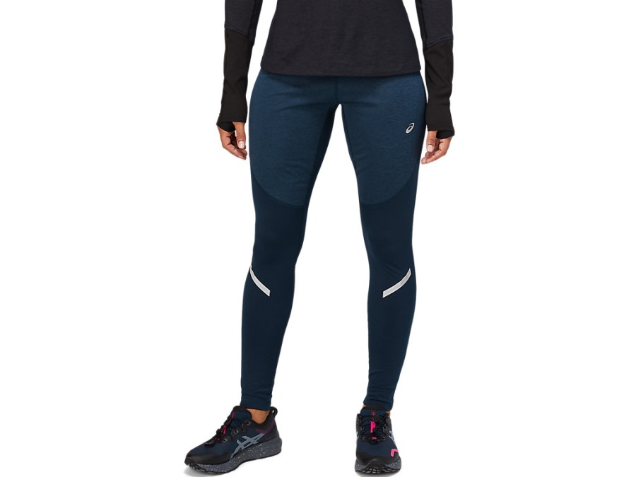 Asics Women's Lite-Show Winter Tight French Blue