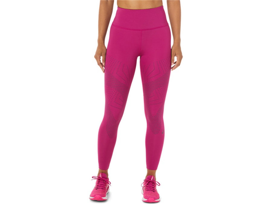 Asics Women's Road Balance Tight Fuchsia Red Deep Plum