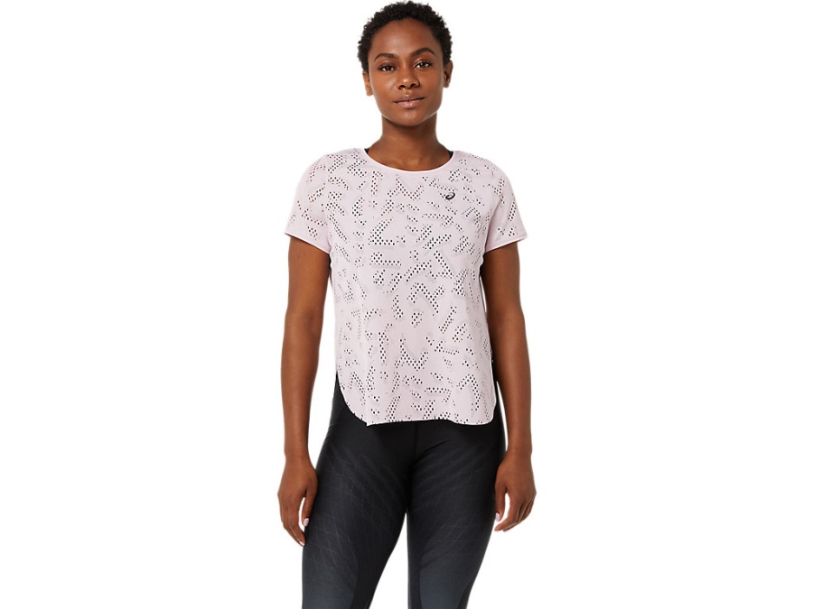 Asics Women's Ventilate 2.0 Actibreeze Short Sleeve Top Barely Rose