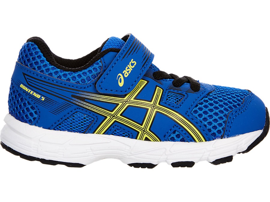 Contend 5 Toddler Size Asics Illusion Blue Lemon Spark