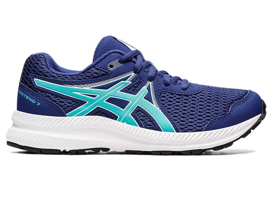 Contend 7 Grade School Asics Dive Blue Sea Glass