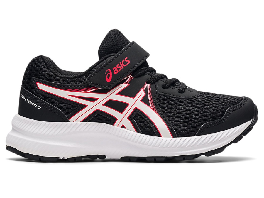 Contend 7 Pre-School Asics Black Electric Red