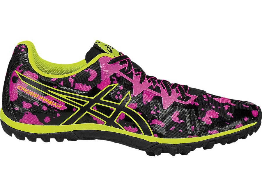 Cross Freak 2 Asics Hot Pink Black Neon Lime