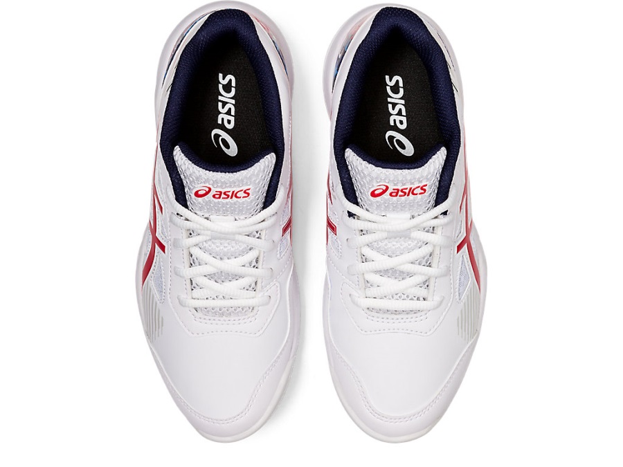Gel-Game 8 Grade School L.E. Asics White Classic Red
