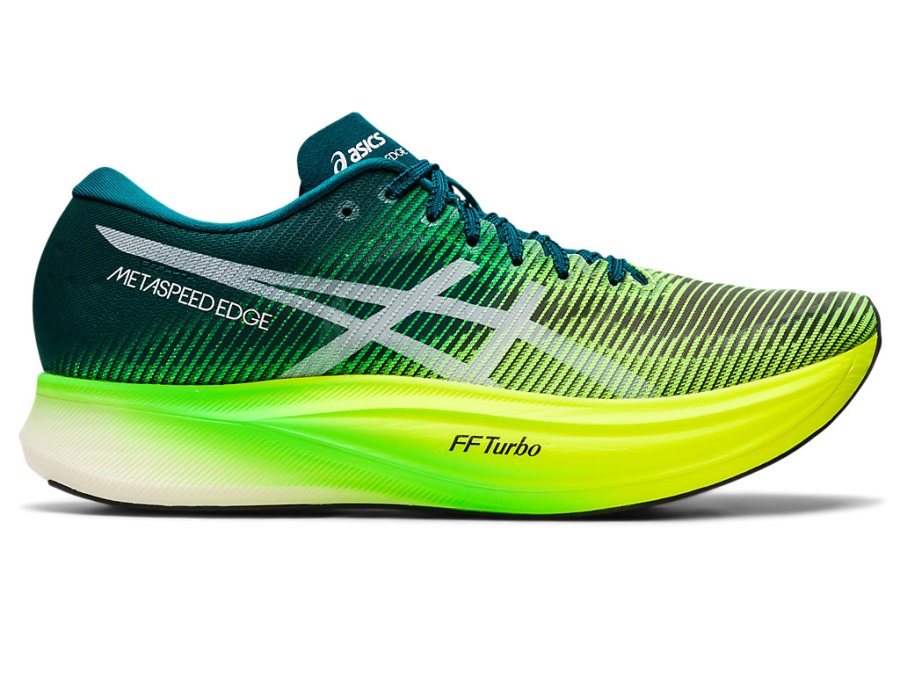 Metaspeed Edge+ Asics Velvet Pine Safety Yellow