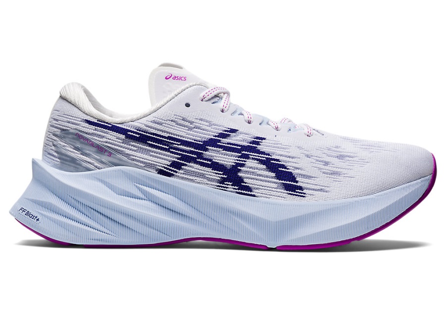 Novablast 3 Asics White Dive Blue