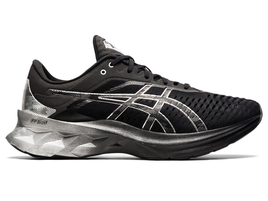 Novablast Platinum Asics Black Pure Silver