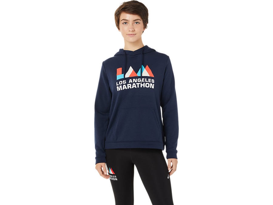 Women's Lam Hoodie Asics Navy