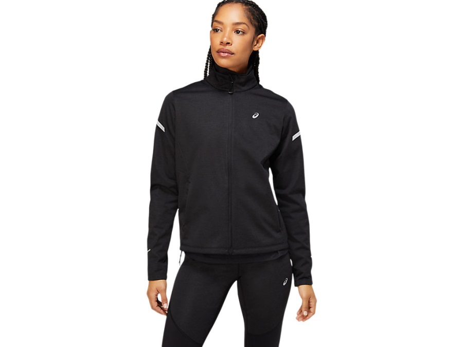 Women's Lite-Show Winter Jacket Asics Performance Black Heather