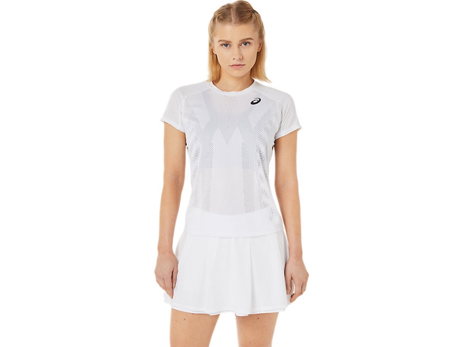 Women's Match Graphic Short Sleeve Tee Asics Brilliant White