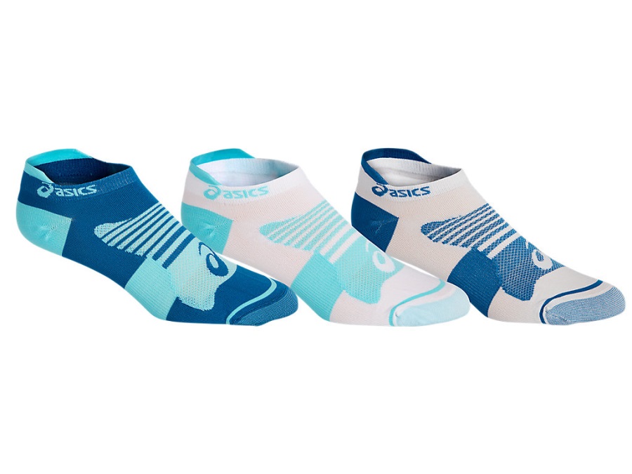Women's Quick Lyte Plus 3Pk Asics Ice Mint Deep Sapphire Pop