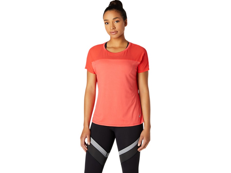 Women's Top Asics Pink Grapefruit